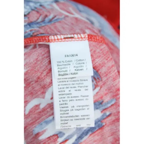 LACOSTE LOVELY RED BELTED POCKET COTTON DRESS SIZE 36 USED LIKE NEW CONDITION - Picture 10 of 11